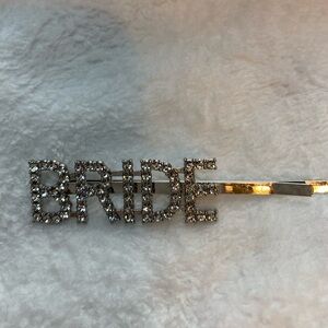 Silver Bride Hair Clip